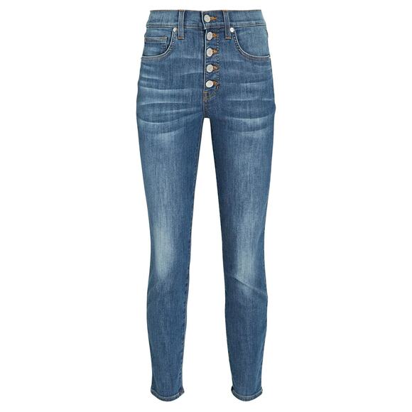 VERONICA BEARD blue Debbie High-Rise Skinny Jeans 26/2 - Picture 2 of 10